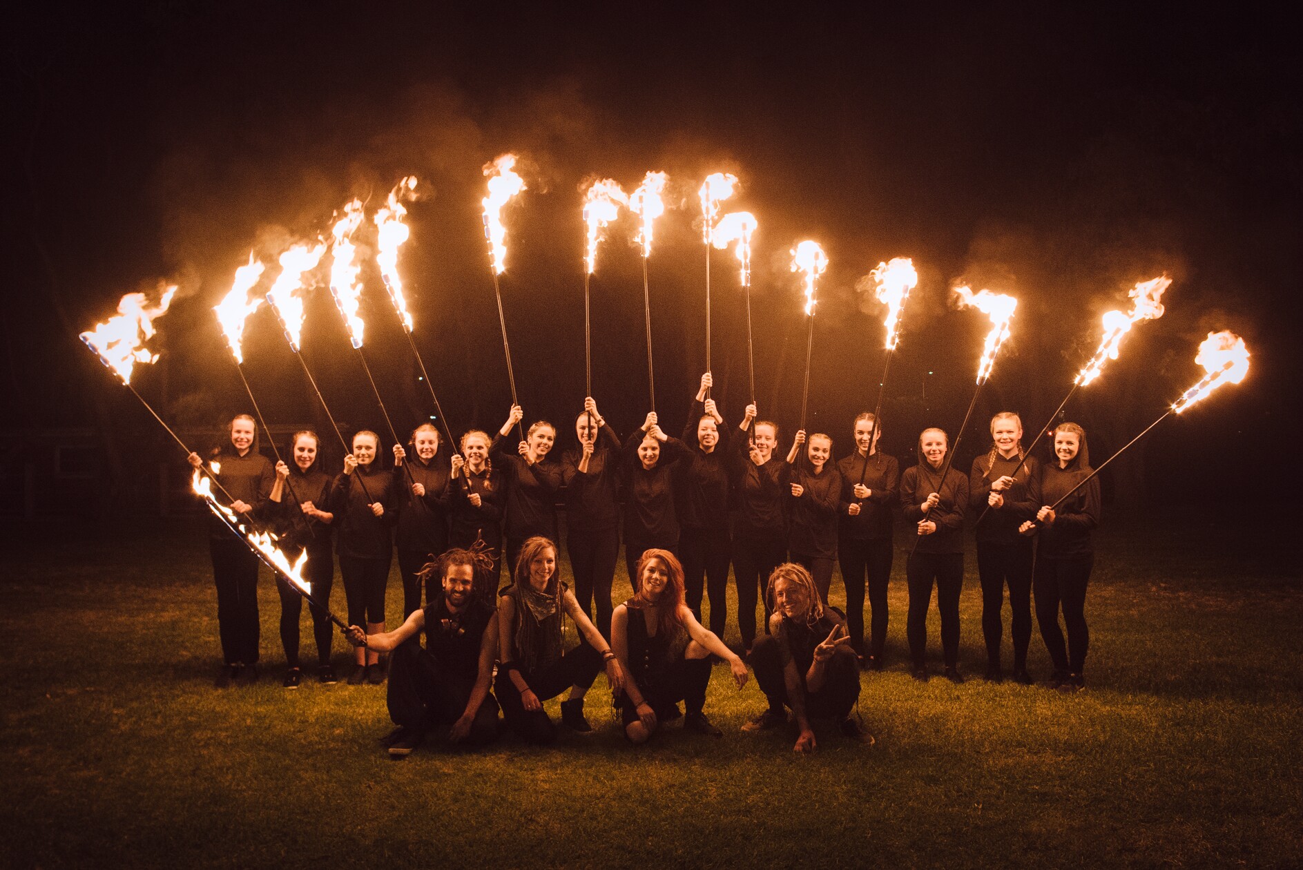 learn from fire spinning classes in Adelaide
