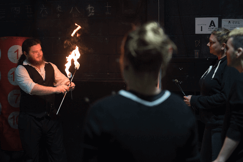 the art of fire eating, learn now!
