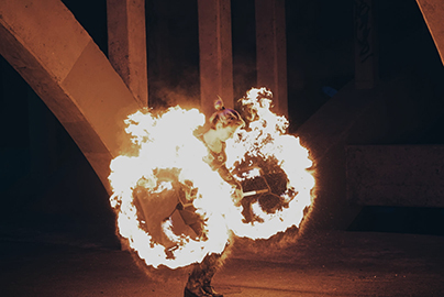 Nyx -  Dragon Staff Burn-off - Local Fire Jam